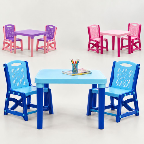 Kids table and - chairs, set