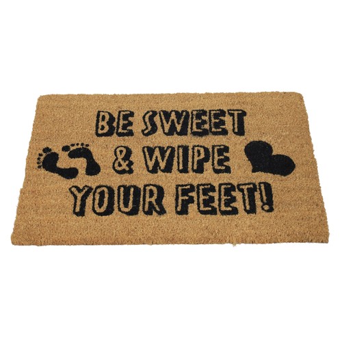 Coir door mat - coir, sweet