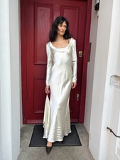 Amanda wakeley cream satin