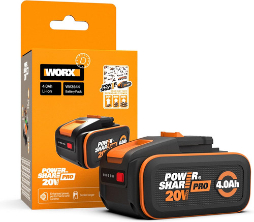 Worx wa3644 20v 0ah - 20v, 4.0ah