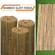 4M HeavyDuty Slatted Bamboo Fencing Screening Privacy Panel Fence Garden Outdoor