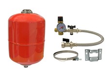 Heating Expansion Vessel 8, 12, 18, 25 Litre Sealed System Kit & Bracket