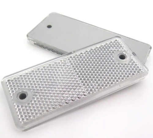 White rectangular reflectors - rectangular,