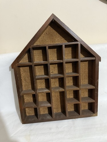 Thimble display case wooden - thimble,