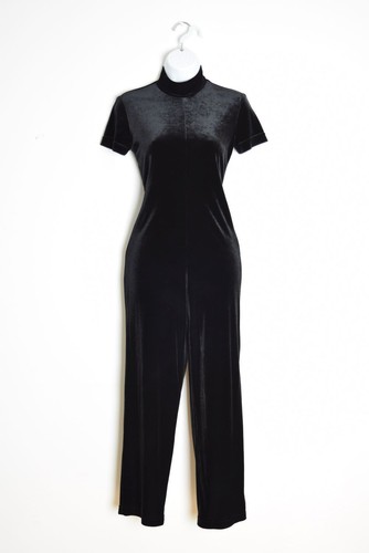 Vintage 90s jumpsuit black - vintage,