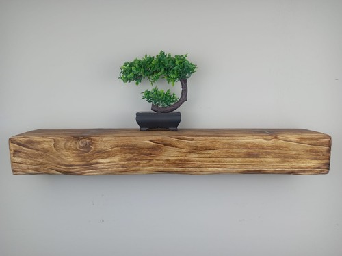 Floating fireplace mantel - fireplace,