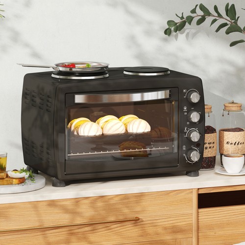 Small oven with hot plates - oven, 2