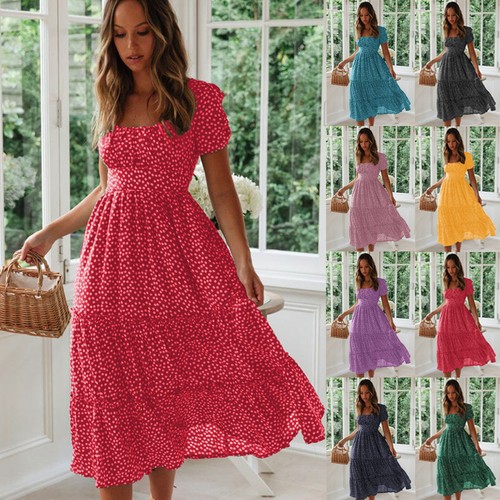 Women floral swing - floral, dress