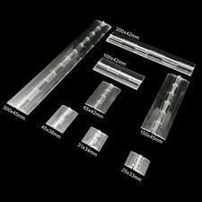 Clear Transparent Acrylic Plastic Hinge Box Case Piano Plexiglass Hinge 8 sizes