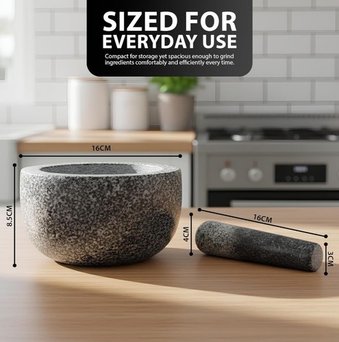 Zeno pestle and mortar 16cm - pestle,