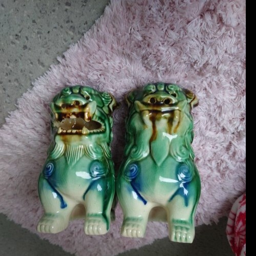 Chinese foo dogs pair - pair, guardian