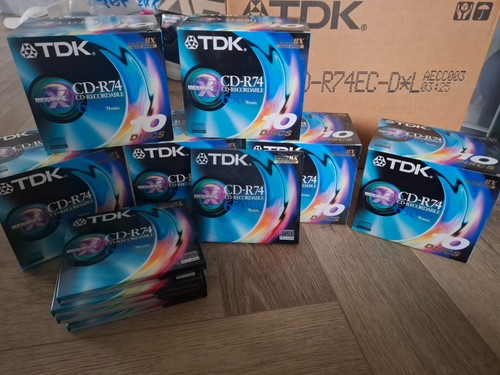 67x tdk r74 - cd-r74, 650mb