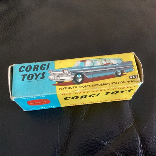 Corgi toys 445 plymouth - corgi,