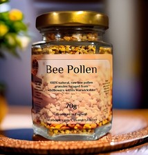 100% British Bee Pollen, Raw, Straight from the Beekeeper, Harvest of 2025, 70g