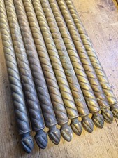 9x Vintage Original Brass