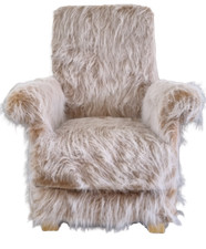 Faux Animals Fur Fabric Adult Chair Armchair Zebras Giraffes Leopards Tigers Cow