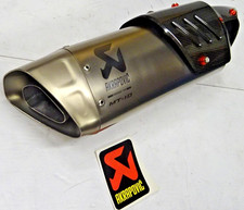 YAMAHA YZF R1M R1-M MT-10 MT10 AKRAPOVIC TITANIUM EXHAUST  END CAN SILENCER