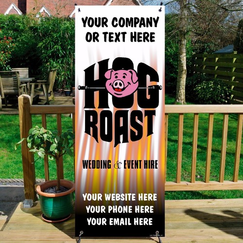 Hog roast banner system - banner,