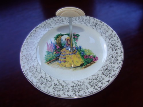 Vintage crinoline lady cake - a,