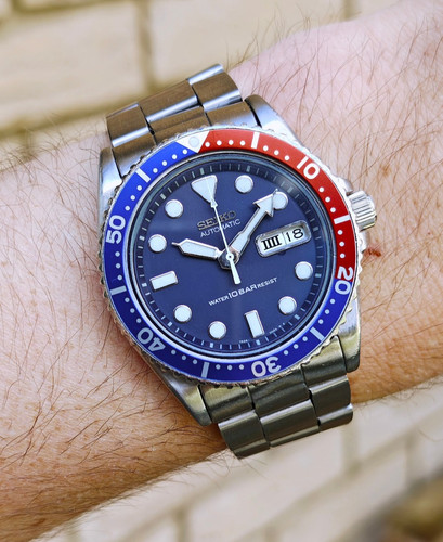 Seiko skx033 pepsi - seiko, 7s26-0040