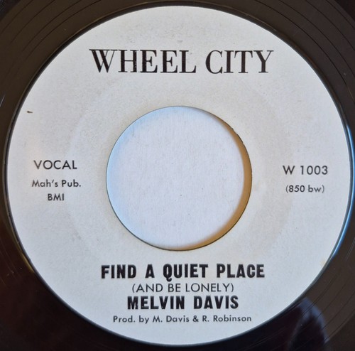 Melvin davis find a - melvin, quiet