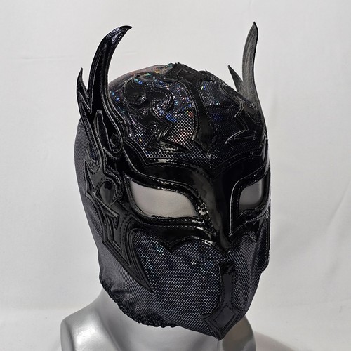 Black wrestling mask - mask, luchador