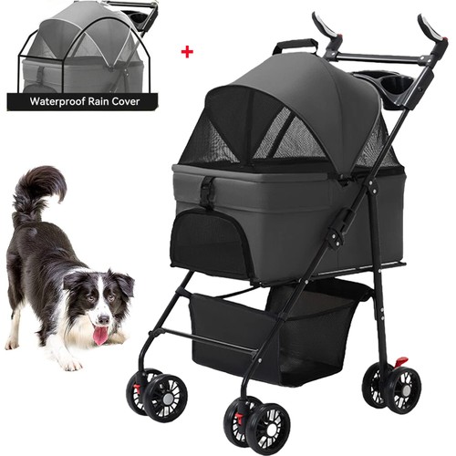 Large pet dog stroller - dog,