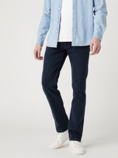 Wrangler Jeans Mens Greensboro regular straight fit 'Iron Blue'  SECONDS WA222