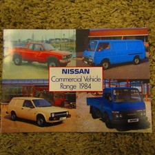 NISSAN E23 Urvan Sunny Van 1 Ton King Cab Pick-Up Cabstar UK Sales Brochure 1984