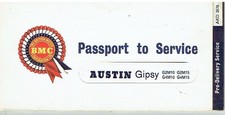 AUSTIN GIPSY (G2M10 G2M15 G4M10 G4M15 SERIES) ORIG. FACTORY SERVICE RECORD BOOK