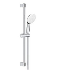 Grohe Tempesta 100 Slide Shower Riser Rail Kit 600mm 1 Mode Shower Head Hose Set