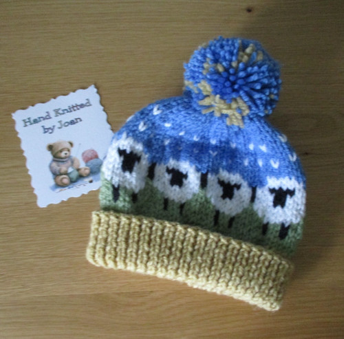 New hand knitted baby hat - knitted.,