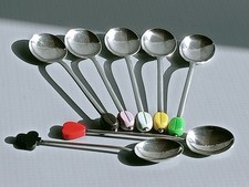 7 Coffee Spoons Coffee Bean +