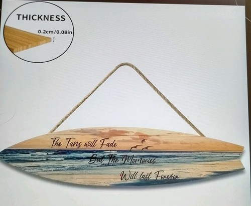 Boho surfboard memories - 'memories, will