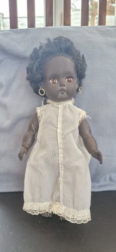 Vintage black doll - black,