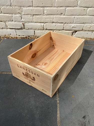 Wooden wine box - wooden, large