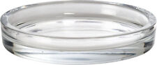 1-10 Glass Round Candle Holder Plates Cup Mat Plate 11cm Coaster Pillar Church