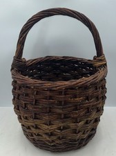 Vtg rustic woven wicker - vtg,