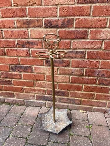 Vintage ornate brass umbrella - ornate,
