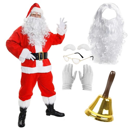 Adults santa costume deluxe - adults,