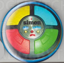 SIMON Badge Button Pin - RETRO