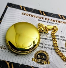 24k Gold Plated Plain Quartz