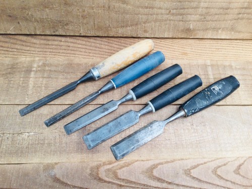 Vintage carpentry chisels - carpentry,