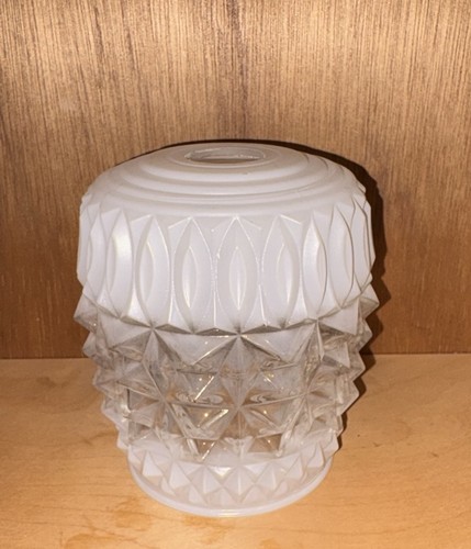 Vintage pressed hobnail milk - vintage,