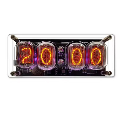 Nixie tube clock glow - nixie,