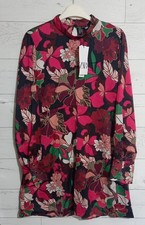 ZARA FLORAL PRINT DRESS Size L