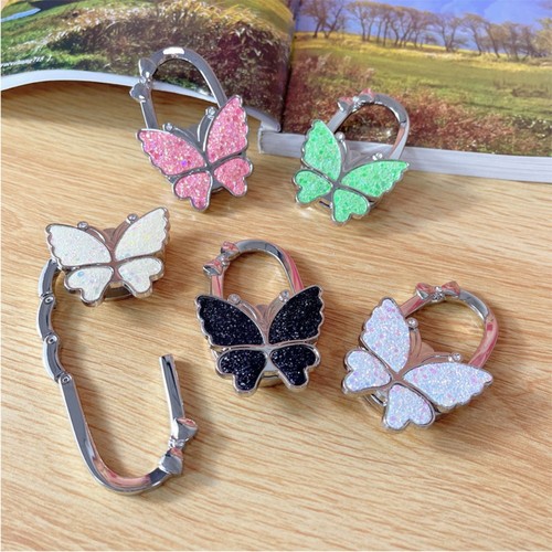 Portable purse hook - purse, butterfly