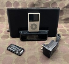 Sony ICF-DS15iP Dream Machine Radio Alarm iPod Dock System -  Tested & Working
