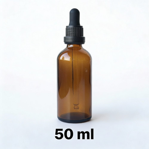 Amber glass dropper bottles - glass,