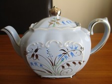 Sadler Light Blue  Cube Teapot
